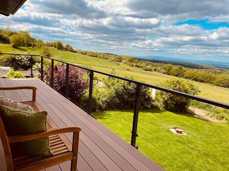 Balkon mit Aussicht