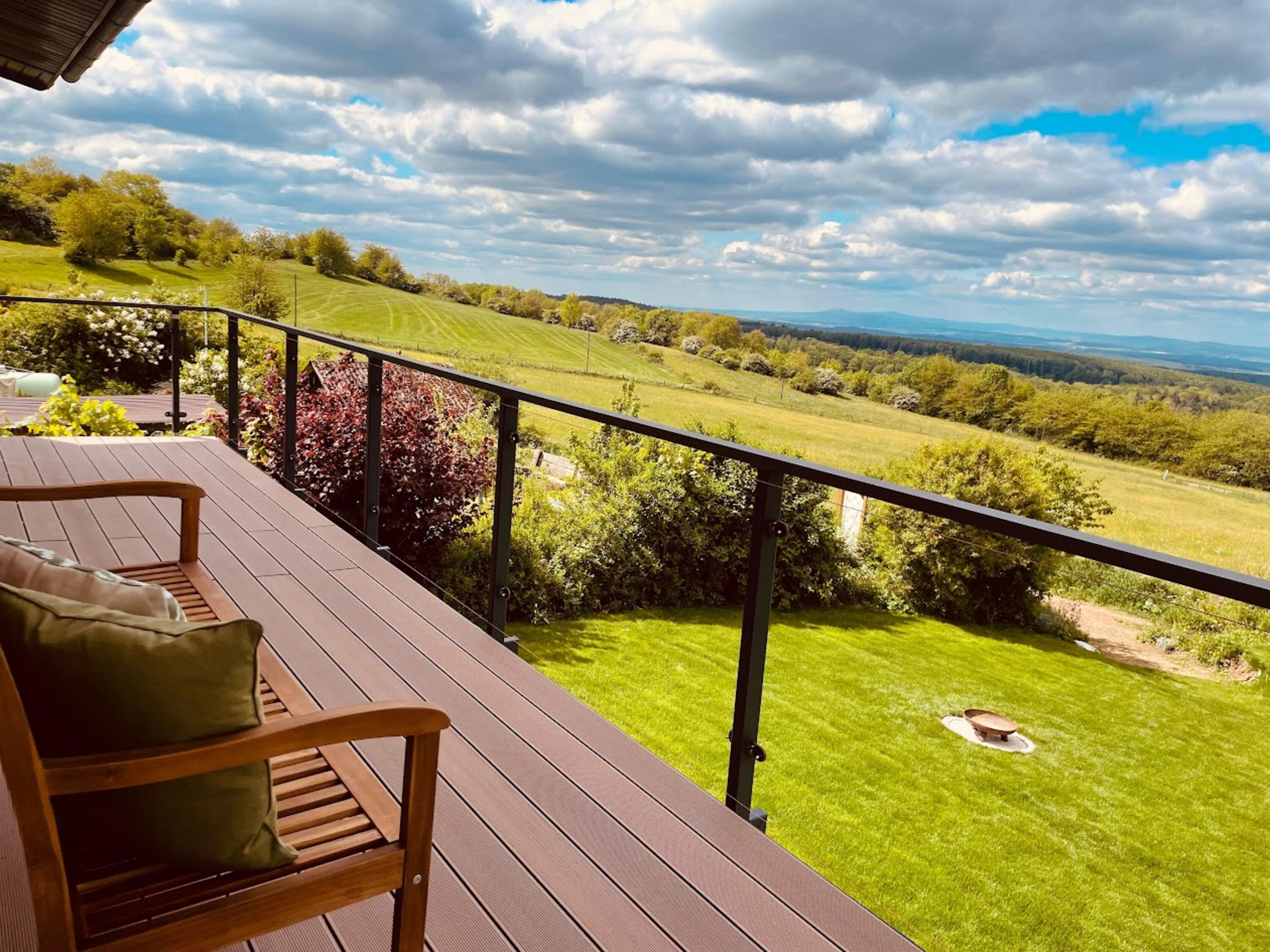 Balkon mit Aussicht
