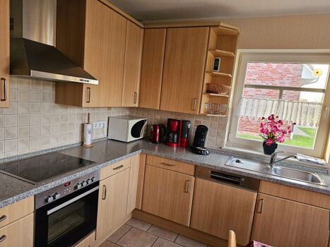 Küche mit Geschirrspüler 