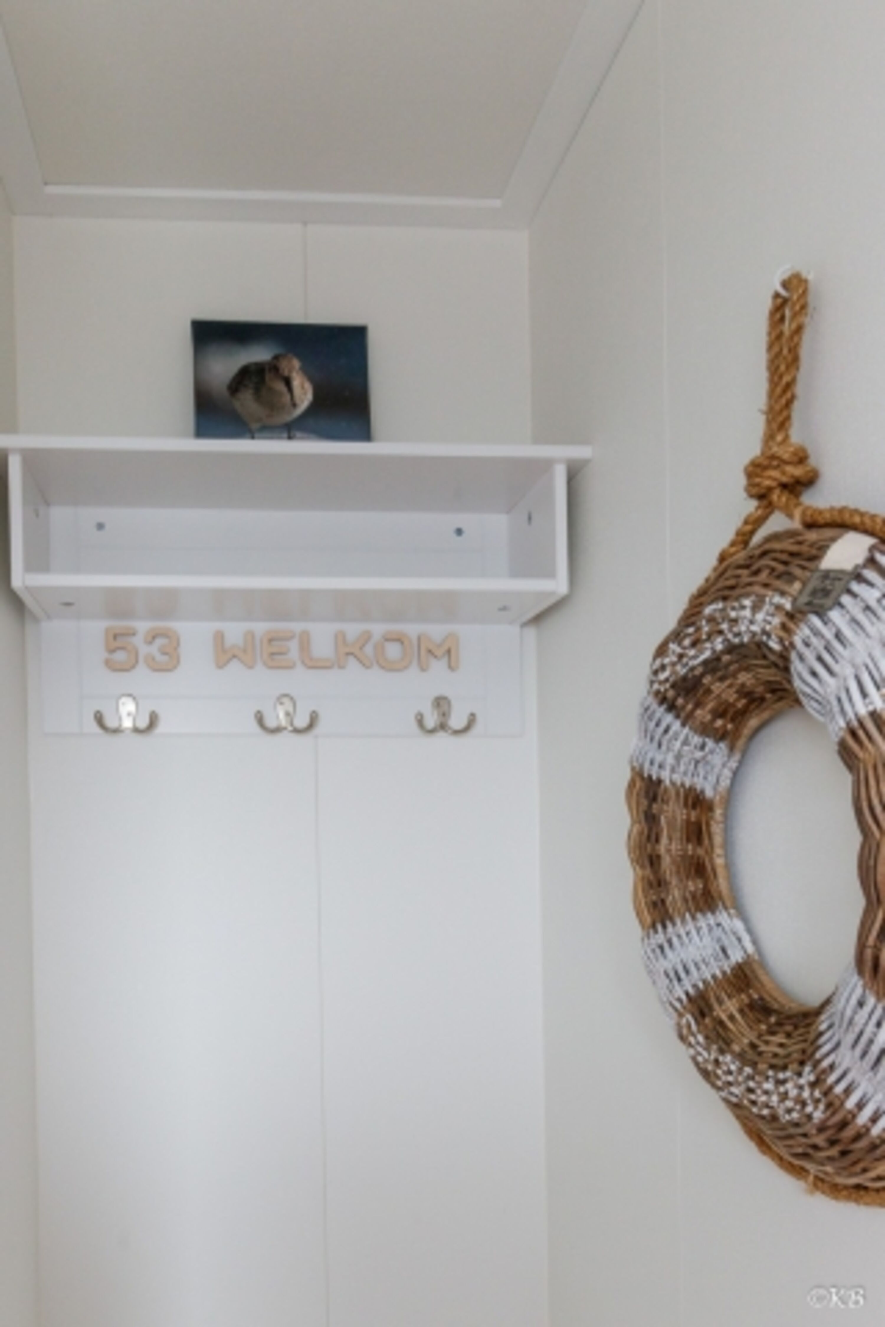 Garderobe am Eingang 
