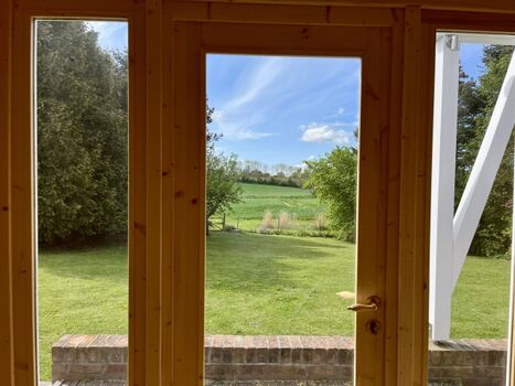 ... mit wunderbarem Ausblick!