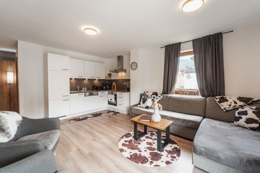 Wohnbereich mit Kamin