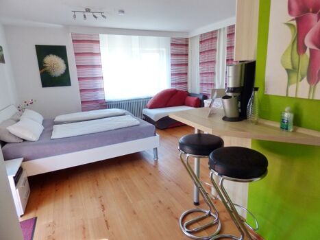 Ansicht zur Fensterfront