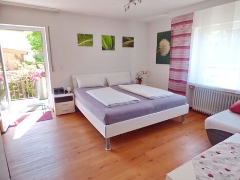 1-Zimmer-Apartment mit Blick zum Eingang