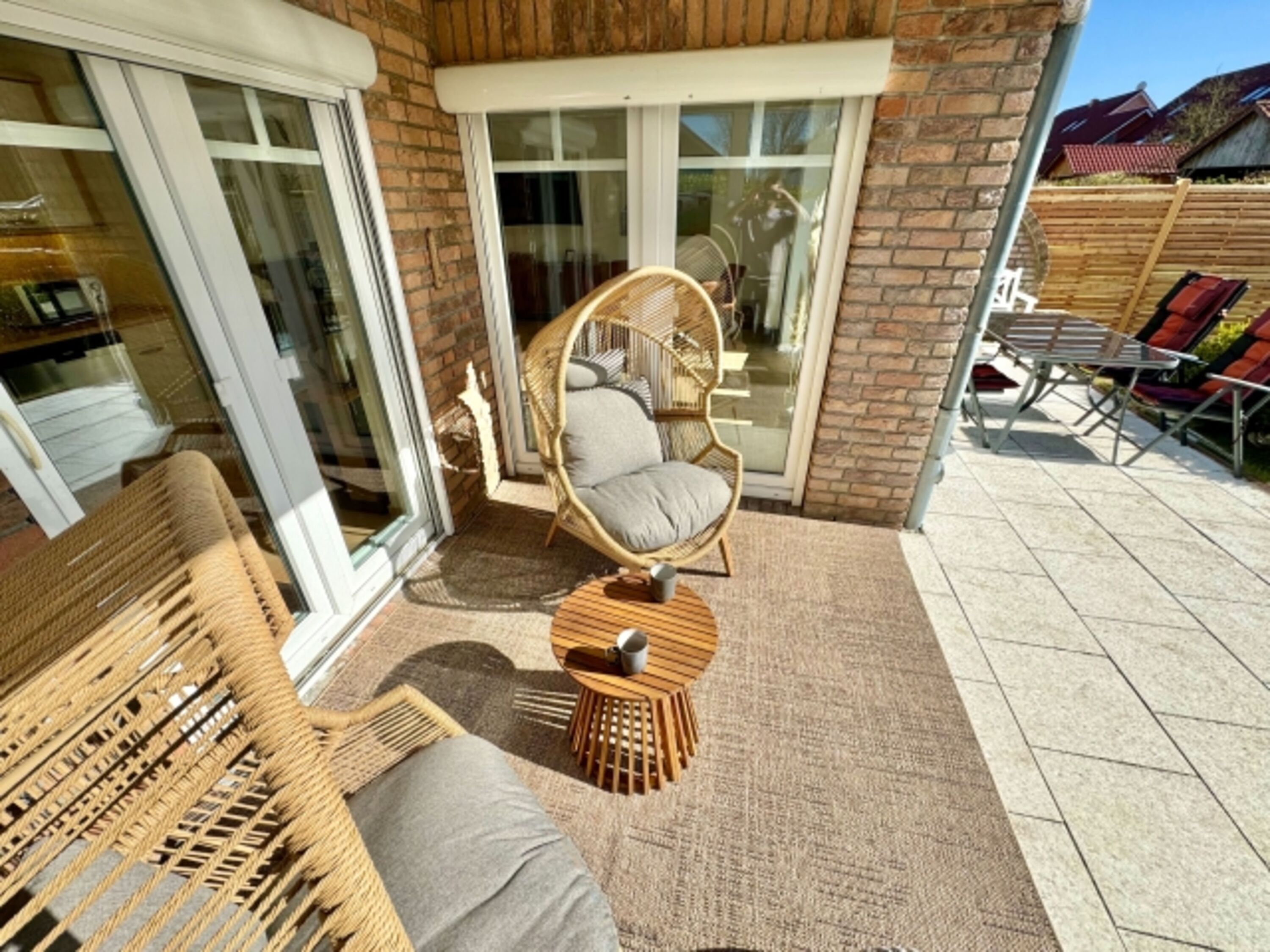 Überdachte Lounge