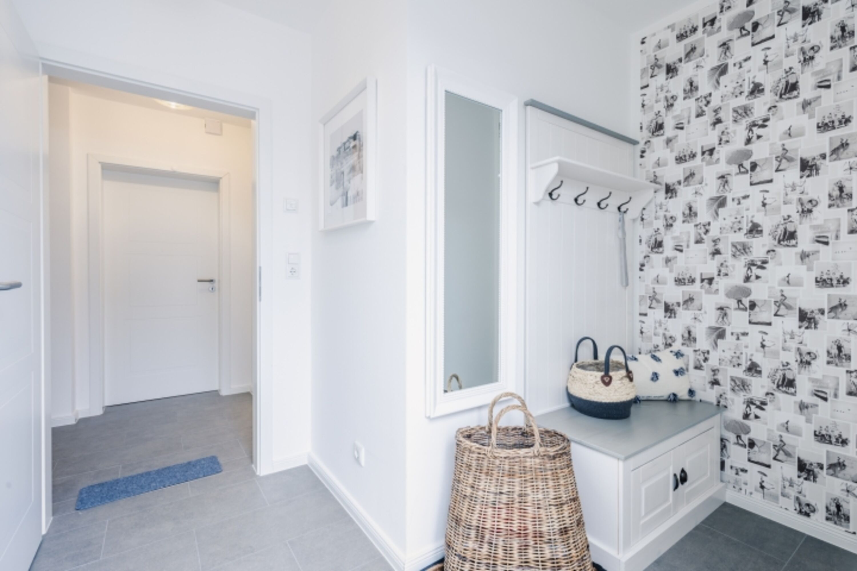 Flur mit Garderobe