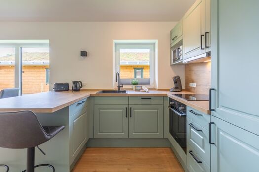 Huus Bodderlicker - gut ausgestattete Küche