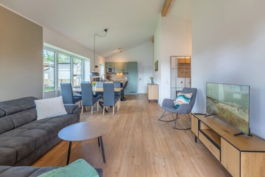 Huus Bodderlicker - großzügiger Wohn- und Essbereich