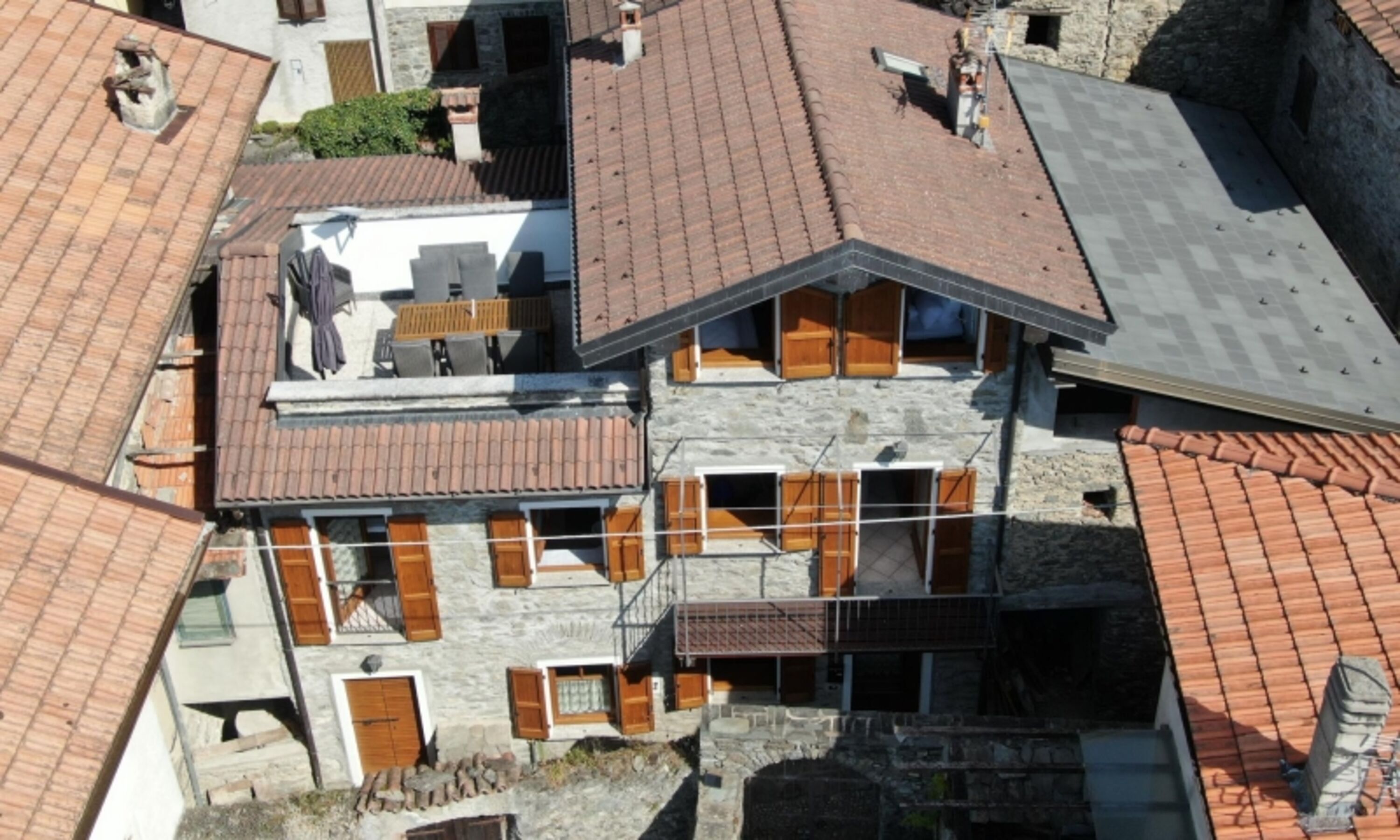 Blick auf das ganze Haus