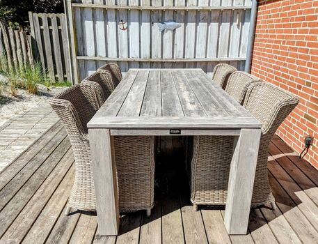 Schöner Außensitzbereich