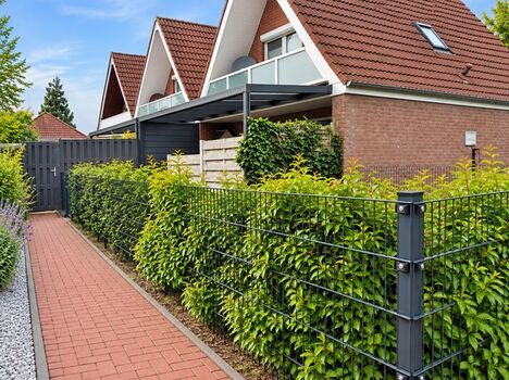 Das Haus Zugang zum Garten