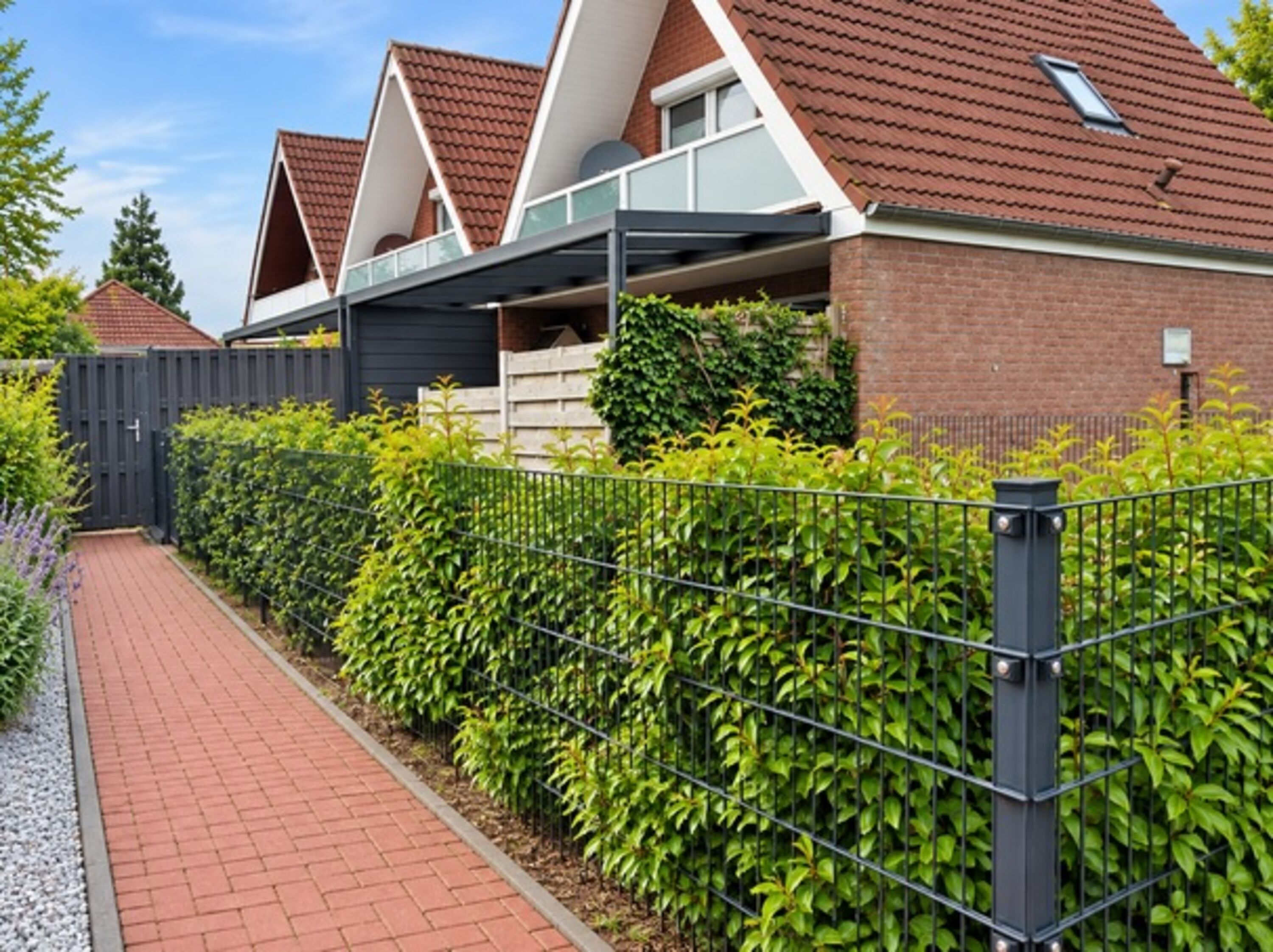 Das Haus Zugang zum Garten