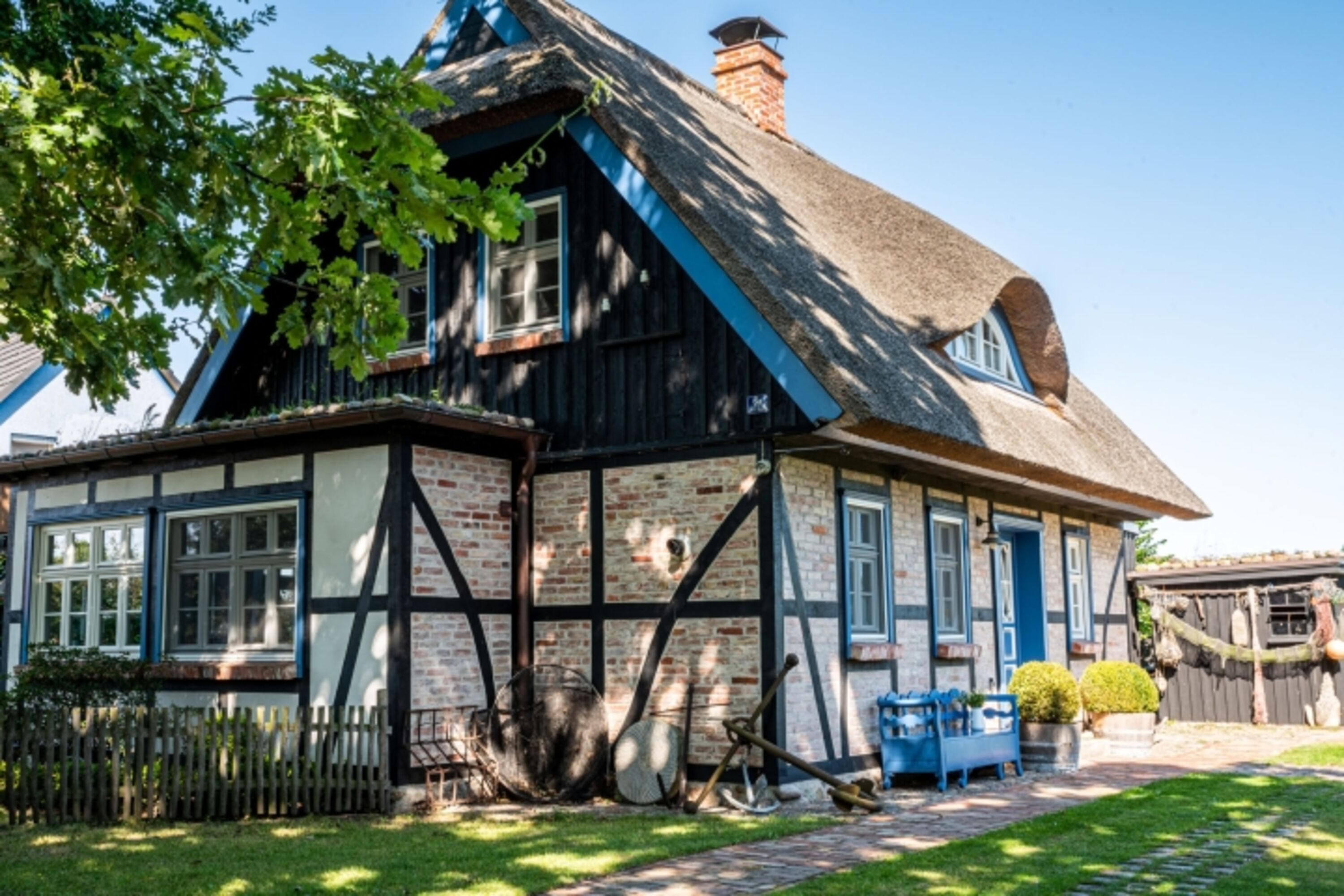 Blick auf das Haus