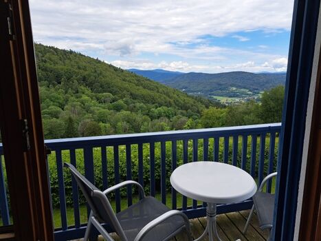 Balkon mit Arberblick