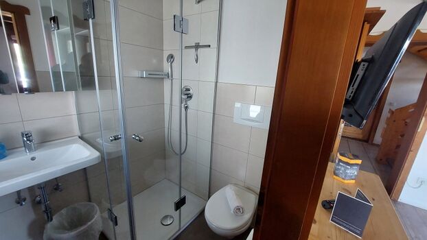 Badezimmer vom Einzelzimmer 