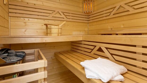 Sauna im Garten