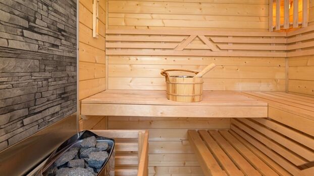 Sauna im Garten