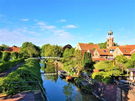 Siel mit Blick vom Hafen