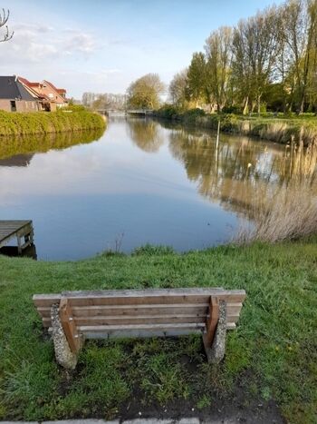 Siel mit Blick zu den Häusern