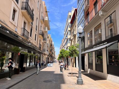 "Neustadt" Zentrum Tarragona mit vielen Shops