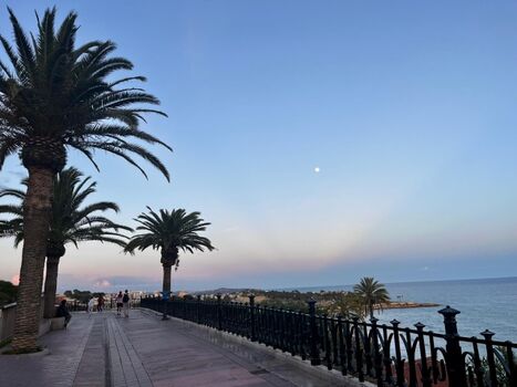 Abendstimmung vom "Balco" in der Neustadt von Tarragona