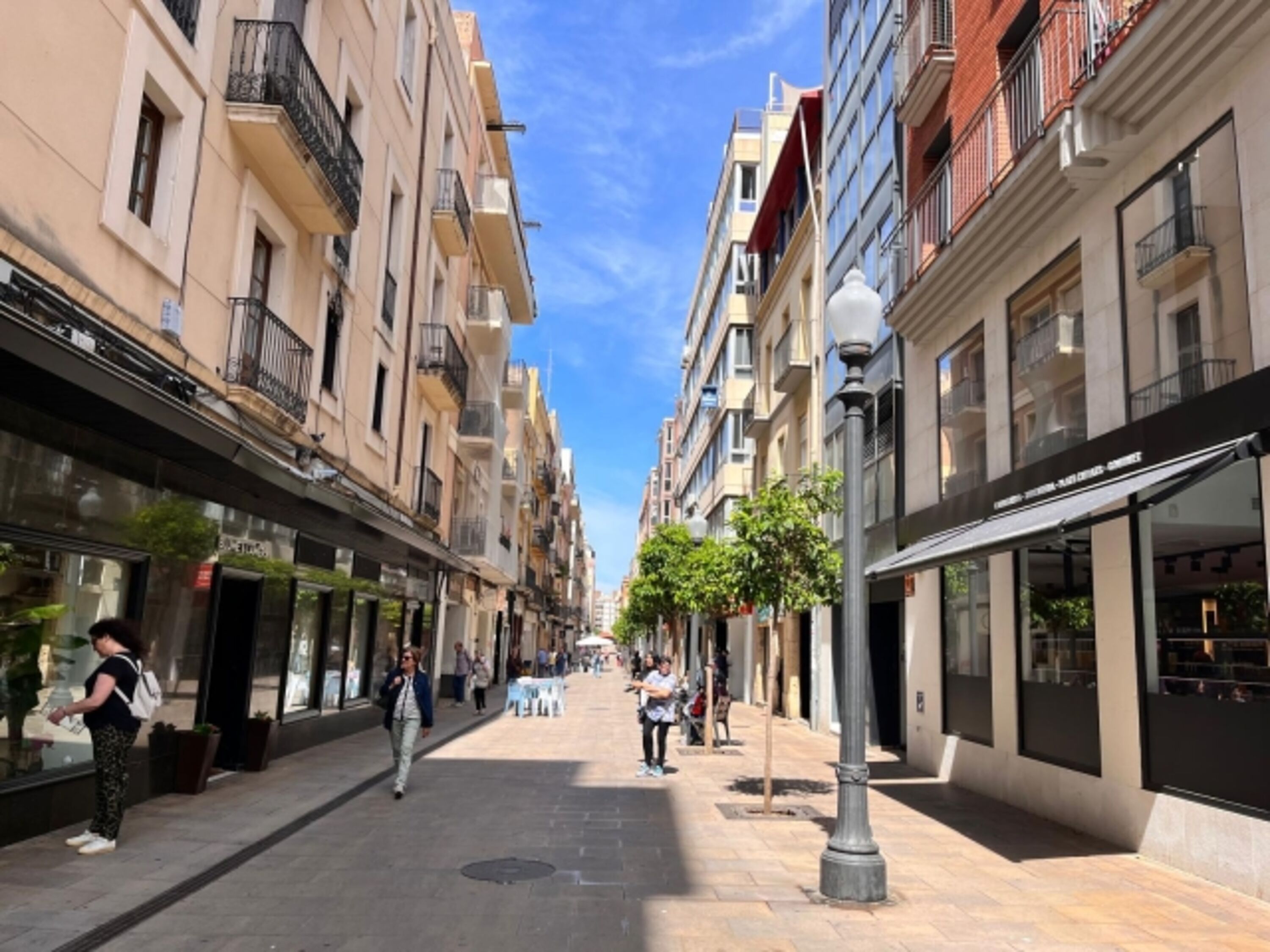 "Neustadt" Zentrum Tarragona mit vielen Shops
