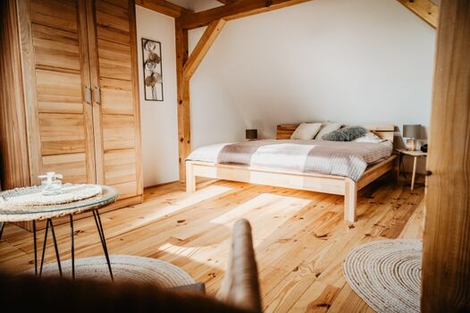 Schlafzimmer im Dachgeschoß