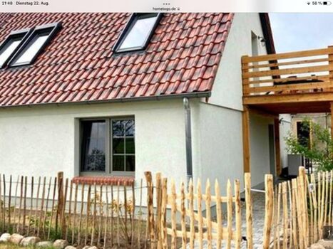 Fischerhaus mit Haffblick direkt an den Dünen 300m zum Wass ...