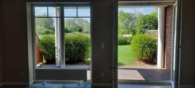 Blick auf die Terrasse