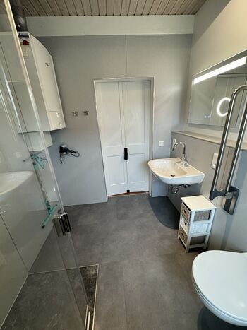 stufenloses Bad im Erdgeschoss