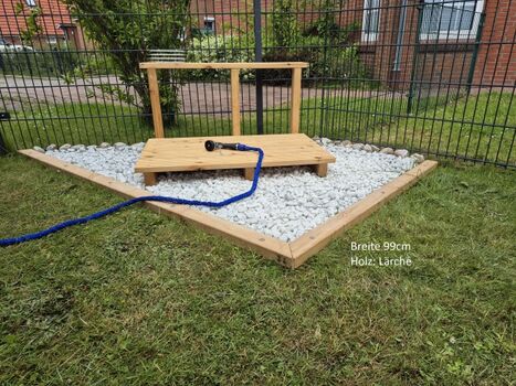 25.05.2025 Unsere einzigartige #SörenHuus – #Hundedusche ist fertig! Exklusiv für unsere Gäste  Handgefertigt aus edler Lärche 