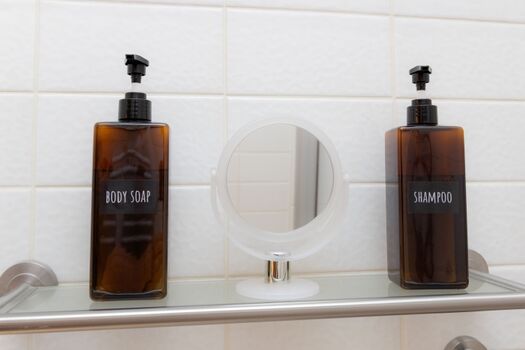 Schampo und Duschgel gratis