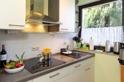 Küche mit Geschirrspüler