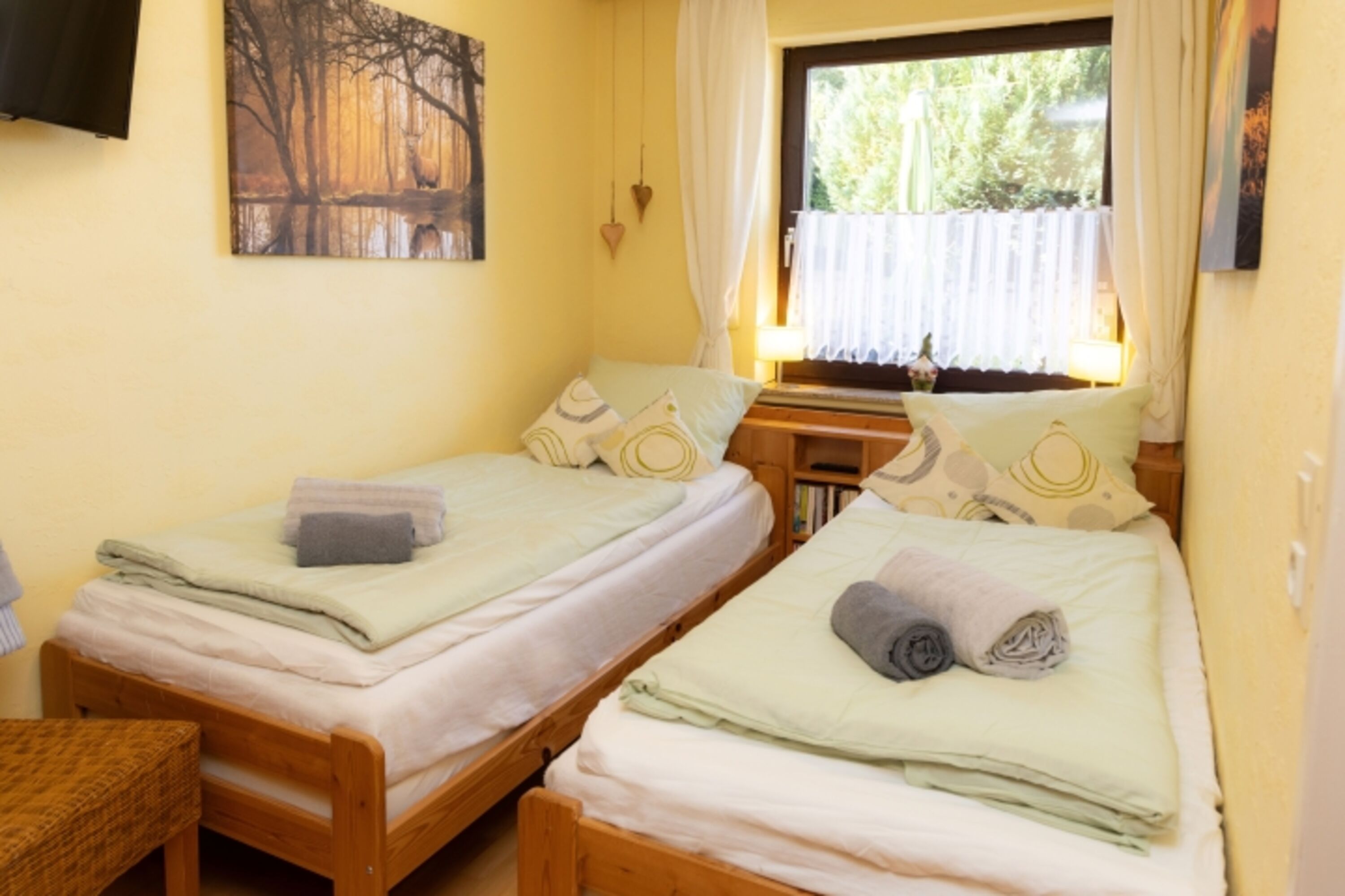 Schlafzimmer mit TV