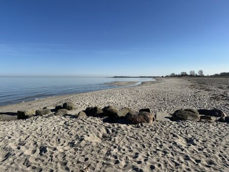 Strand in direkter Nähe
