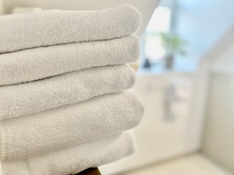 Handtücher inklusive