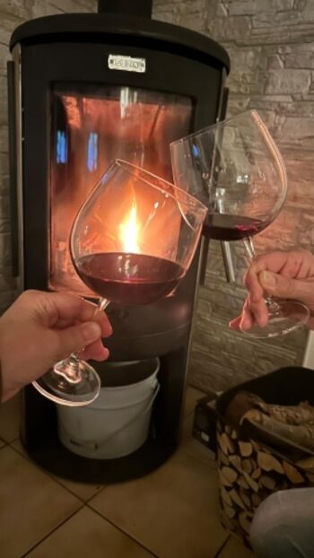 ...und im Herbst oder Winter gemütlich vor dem Kamin