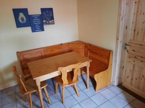 Essbereich in der Küche