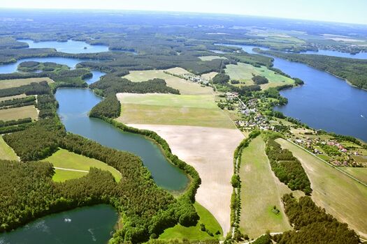 Luftbild über die Hundeoase
