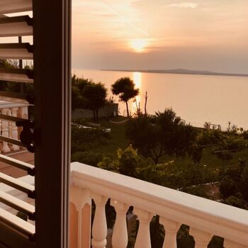 Aussicht aus dem Schlafzimmer