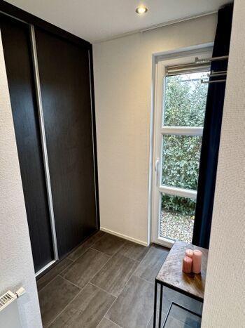 Ein Ankleidebereich rundet das Schlafzimmer ab