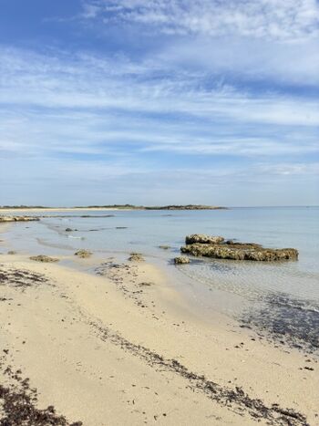 unser 'Hausstrand' nur 5 min entfernt