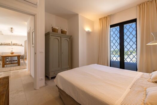 Schlafzimmer mit Meerblick 