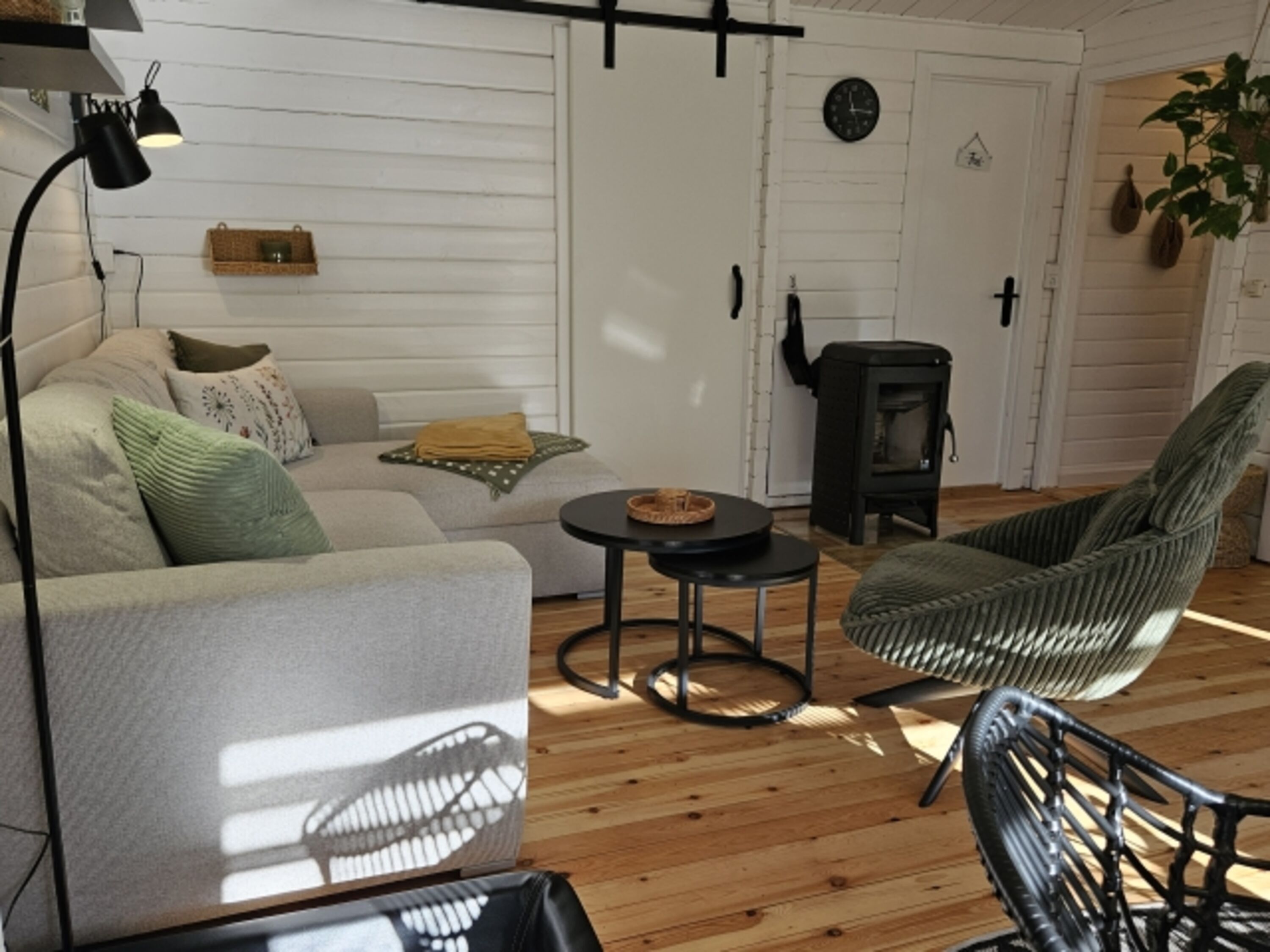 Wohnzimmer, Ofen