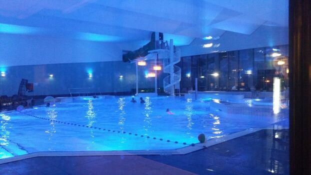 Schwimmbad im Ferienhauspark Beach Resort Ooghduyne