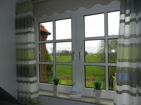 Ausblick in die friesiche Landschaft