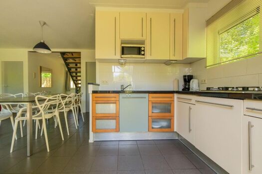 Die offene Küche mit allem Komfort