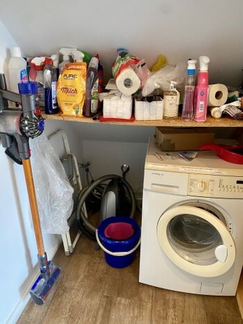 Waschmaschine, Dyson, Putzutensilien