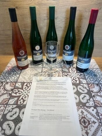 Weinprobe in der Fewo