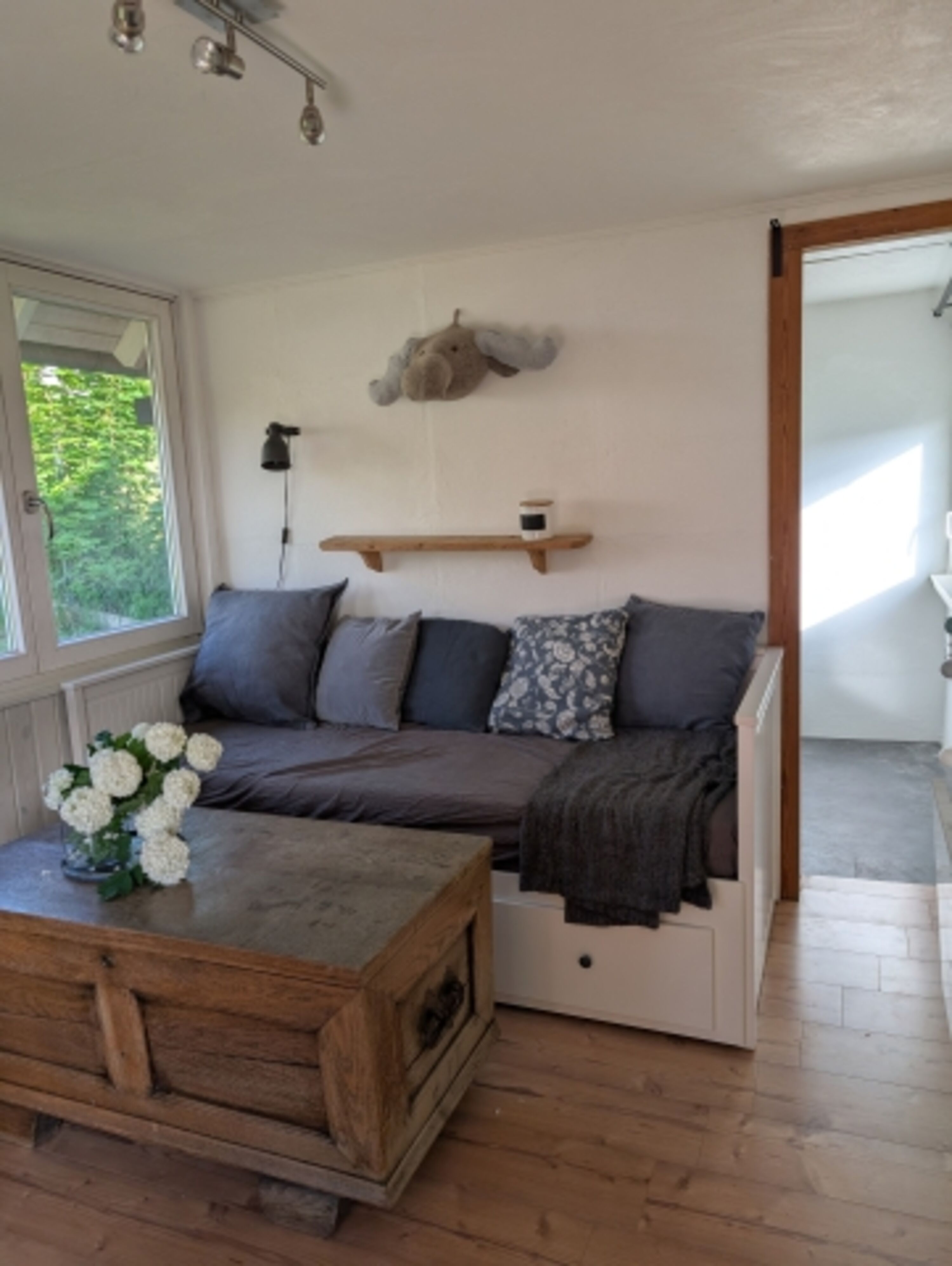 Das Gästebett im Tinyhaus
